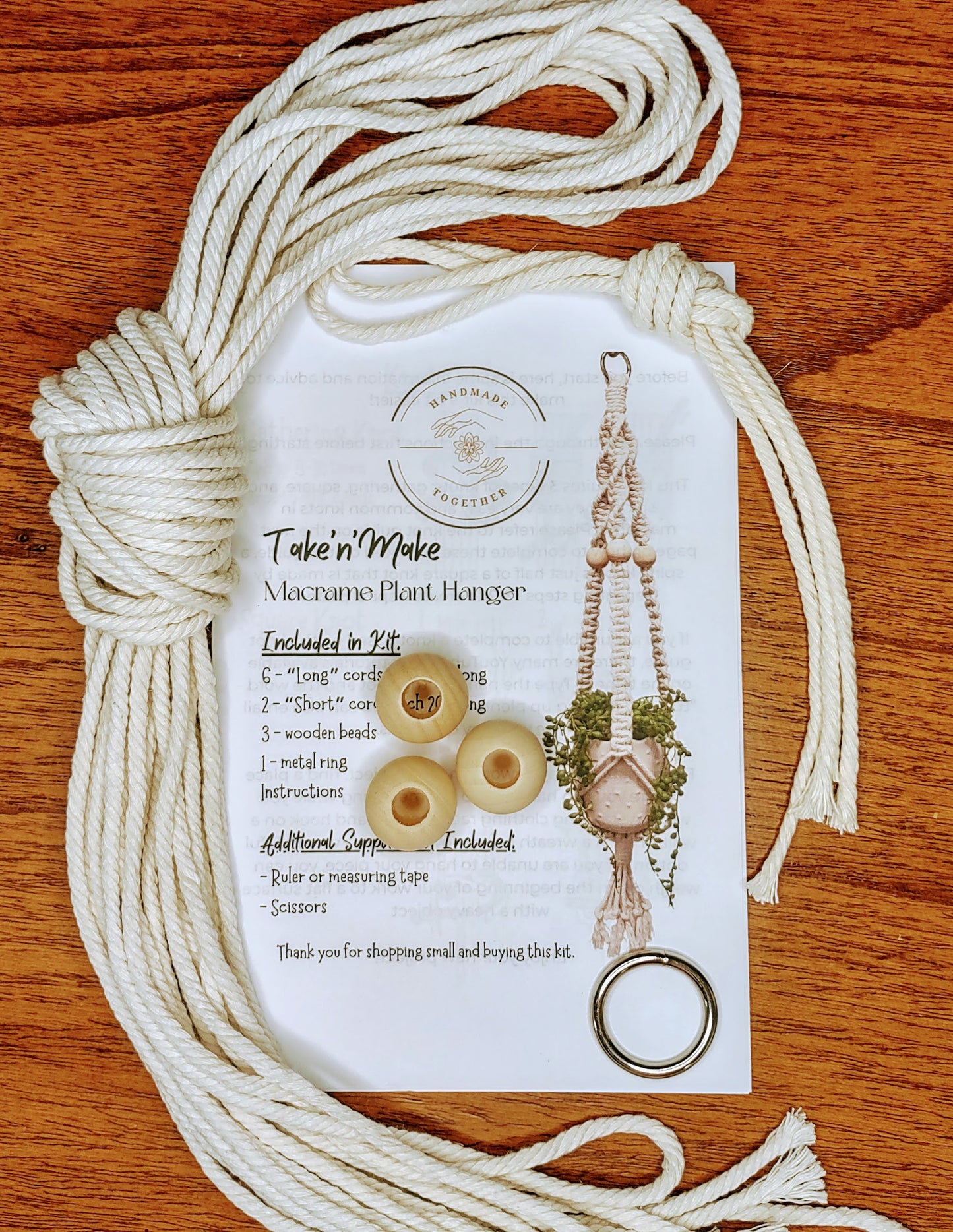 Take'n'Make Macramé Plant Hanger